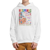 Latina Woman Art Hispanic Heritage Month Latin Country Flags Urban Pullover Hoodie | Artistshot