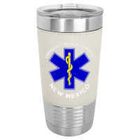 New Mexico Ems Emergency Medical Services Emt Medic T Shirt Leatherette Tumbler | Artistshot