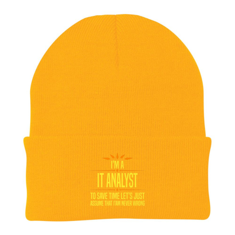 Im A It Analyt Premium T Shirt Beanie by cm-arts | Artistshot