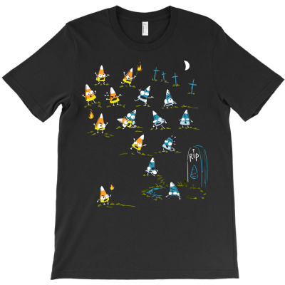 Zombie Candycorn T-shirt Designed By Irvandwi2