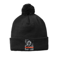 Graphic Picture  Americana Vintage Music Pom Pom Beanie | Artistshot