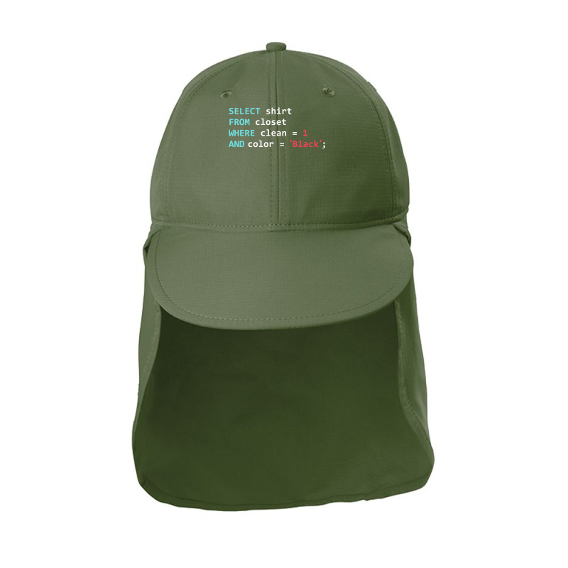 Programmer Sql Query Geek Database Coding Premium T Shirt Sun Shade Cap by kalerttjay | Artistshot