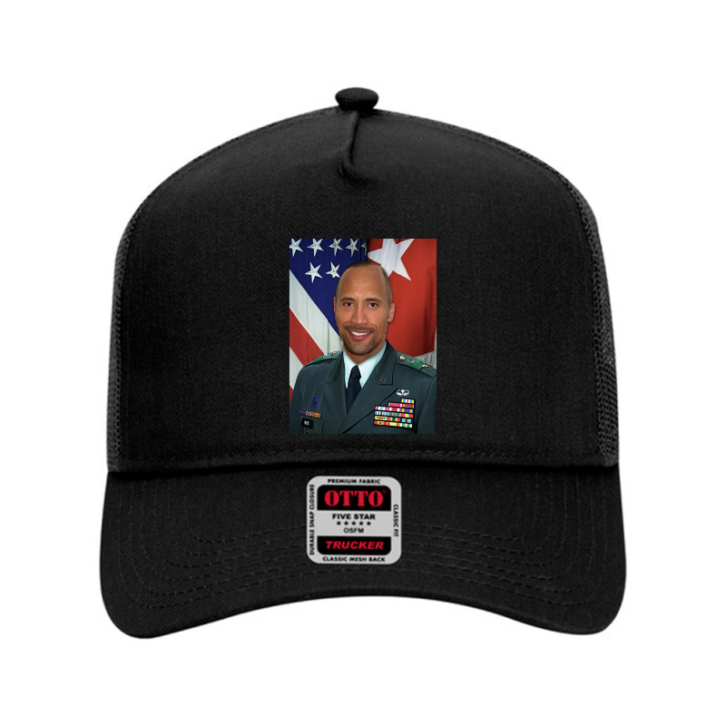 Poster Dwayne Johnson Replace Face Mesh Back Trucker Hat by Artists-Zoe | Artistshot