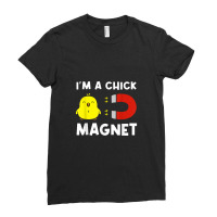 Chick Magnet Women Attraction Pun Joke Humor Funny Men Ladies Fitted T-shirt | Artistshot