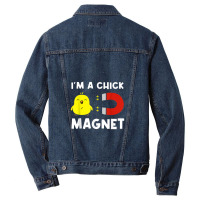 Chick Magnet Women Attraction Pun Joke Humor Funny Men Men Denim Jacket | Artistshot