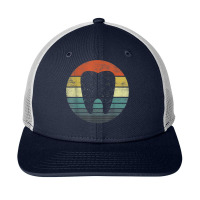 Dentist Gifts Dental Assistant Hygienist Retro Molar Tooth T Shirt Snapback Trucker Cap | Artistshot