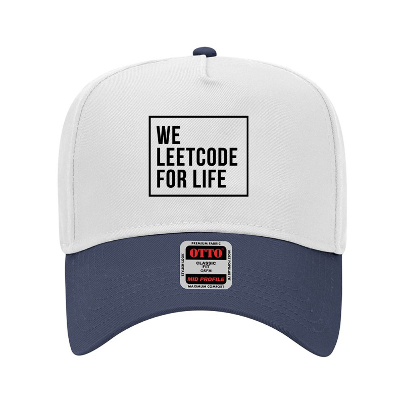 We Leetcode For Life Active Adjustable Baseball Cap by LUISRIVER | Artistshot