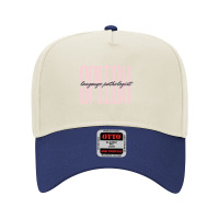 Speech Language Pathologist Overlay Adjustable Baseball Cap | Artistshot