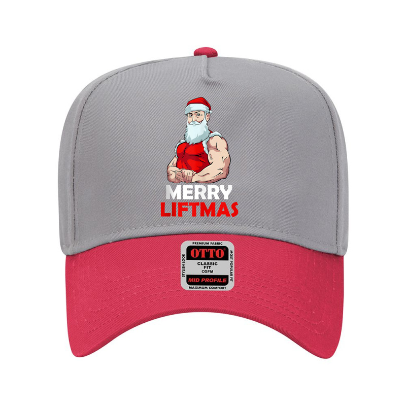 Merry Liftmas Christmas Santa Lifting Bodybuilding Workout Tank Top Adjustable Baseball Cap | Artistshot