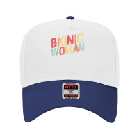 Bionic Woman   Funny Injury And Surgery T Shirt Adjustable Baseball Cap | Artistshot