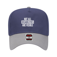 Not All Disabilities Are Visible Adjustable Baseball Cap | Artistshot