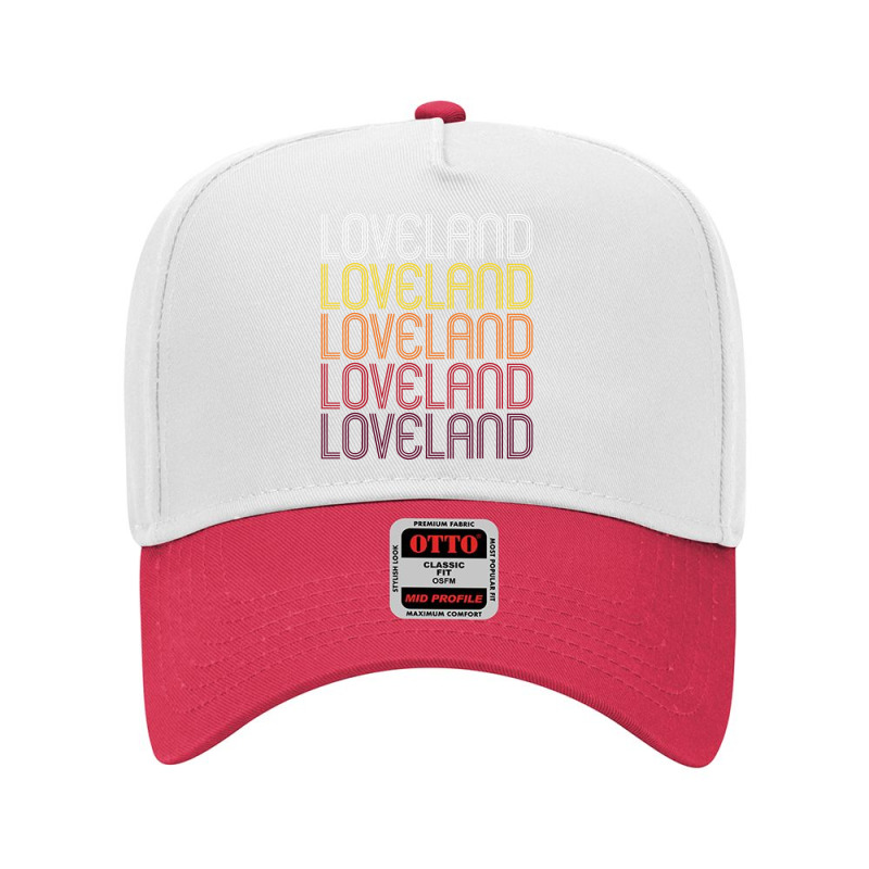 Loveland, Co Vintage Style Colorado Adjustable Baseball Cap | Artistshot