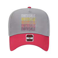 Martinsville, In Vintage Style Indiana Adjustable Baseball Cap | Artistshot