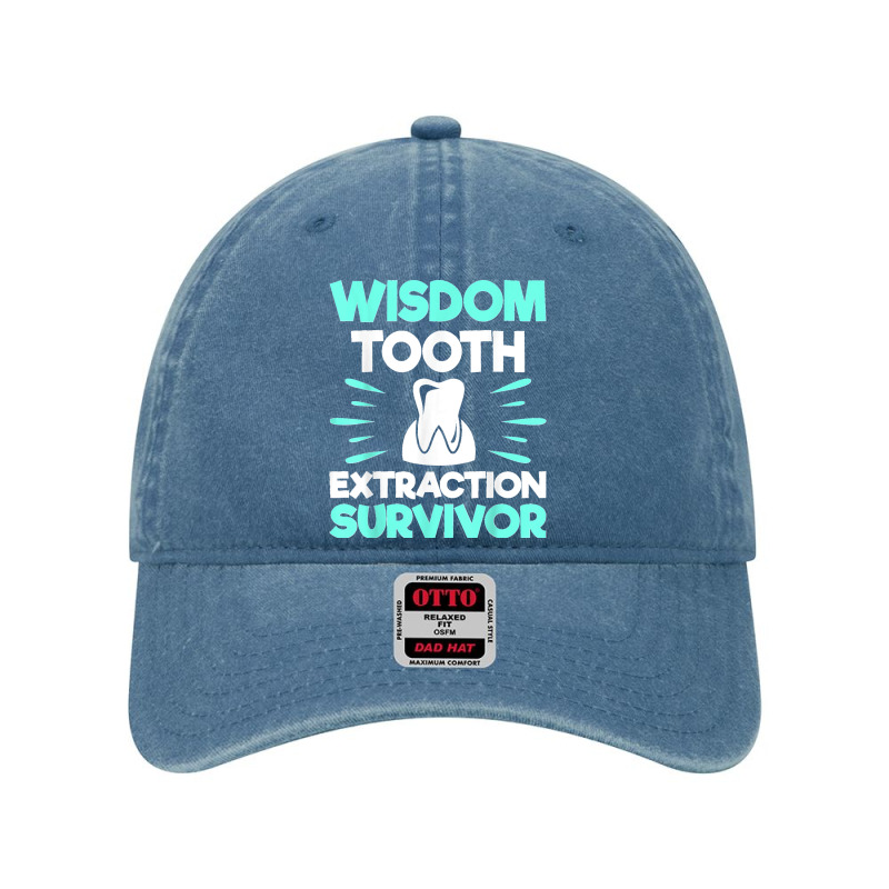 Wisdom Tooth Extraction Survivor  Dentist Dental Hygienist Dyed Cap | Artistshot