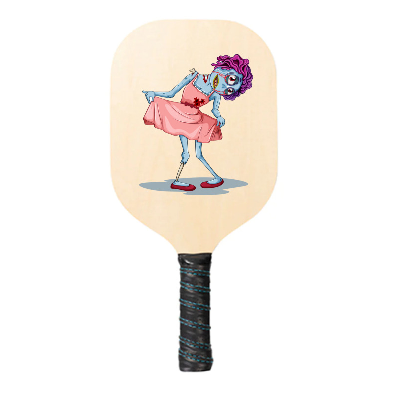 Female Zombie  Zombies Love Brains Pickleball Paddle | Artistshot