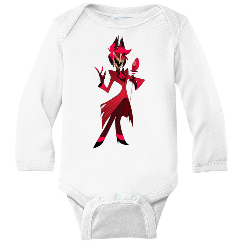 Hazbin Hotel Alastor, Angel Dust, Jeby,demon, Hazbin Alastor, Charlie Long Sleeve Baby Bodysuit by John27 | Artistshot