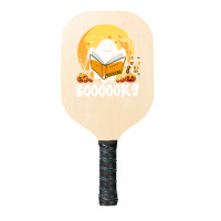 Booooks Ghost Boo Read Books Library Teacher Moon Bookworm Pickleball Paddle | Artistshot