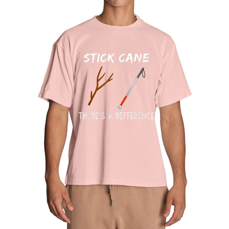 Stick Cane There's Different Orientation & Mobility Teacher T Shirt Urban Heavy T-shirt | Artistshot