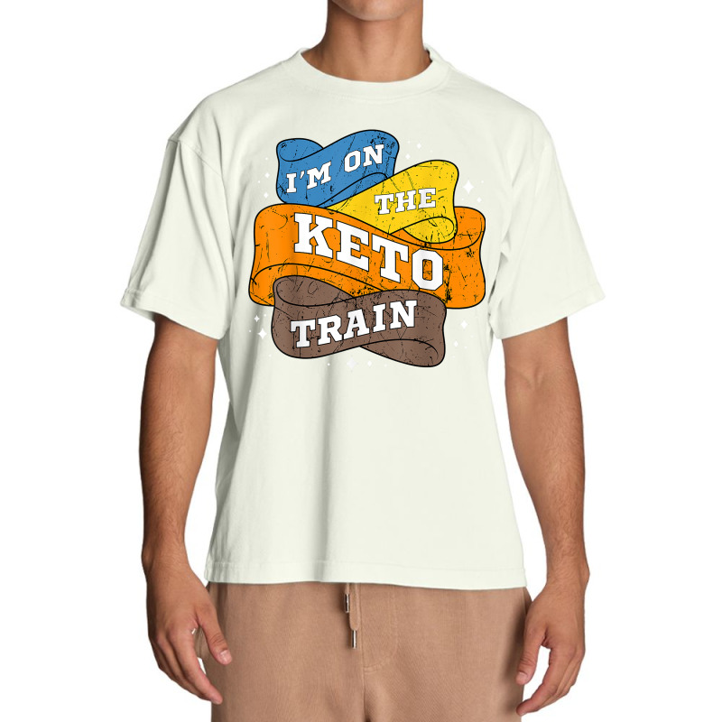 Keto Diet Vintage Ketogenic Ketosis Low Carb Dietitian T Shirt Urban Heavy T-shirt by cm-arts | Artistshot