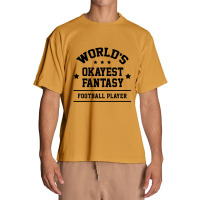 World's Okayest Fantasy Football Gift Sports Urban Heavy T-shirt | Artistshot