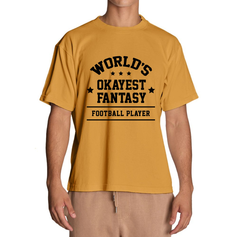 World's Okayest Fantasy Football Gift Sports Urban Heavy T-shirt | Artistshot