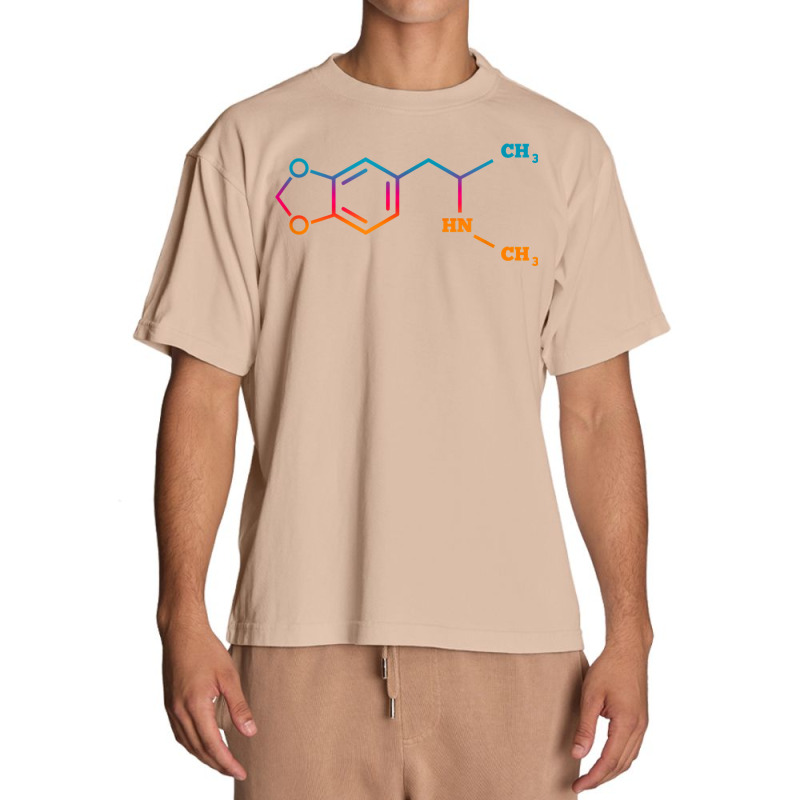 Mdma Ecstasy Techno Chemical Molecule Funny Edm Rave Party T Shirt Urban Heavy T-shirt | Artistshot