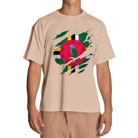 Proud Dominican Shirts  Torn Ripped Dominica Flag T Shirt Urban Heavy T-shirt | Artistshot