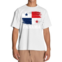 Vintage Panama Flag For Panamanian Gift Long Sleeve T Shirt Urban Heavy T-shirt | Artistshot