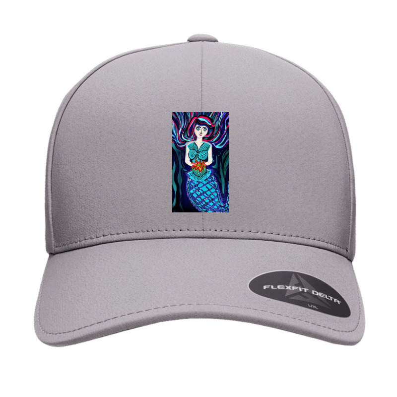 Mermaid Eyes Seamless Cap | Artistshot