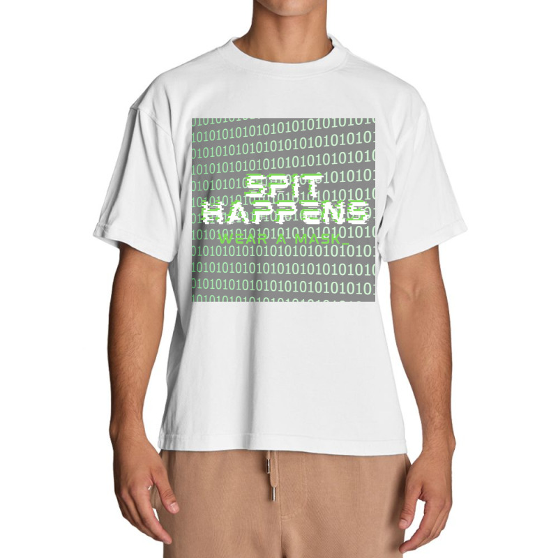 Spit Happens Wear A Mask Urban Heavy T-shirt | Artistshot