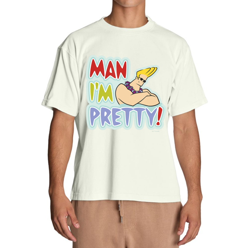 Johnny Bravo Man I'm Pretty Classic Johnny Bravo Quote Urban Heavy T-shirt by cm-arts | Artistshot