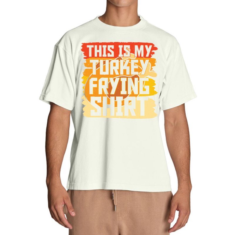 Thanksgiving Turkey Frying Shirt Urban Heavy T-shirt | Artistshot