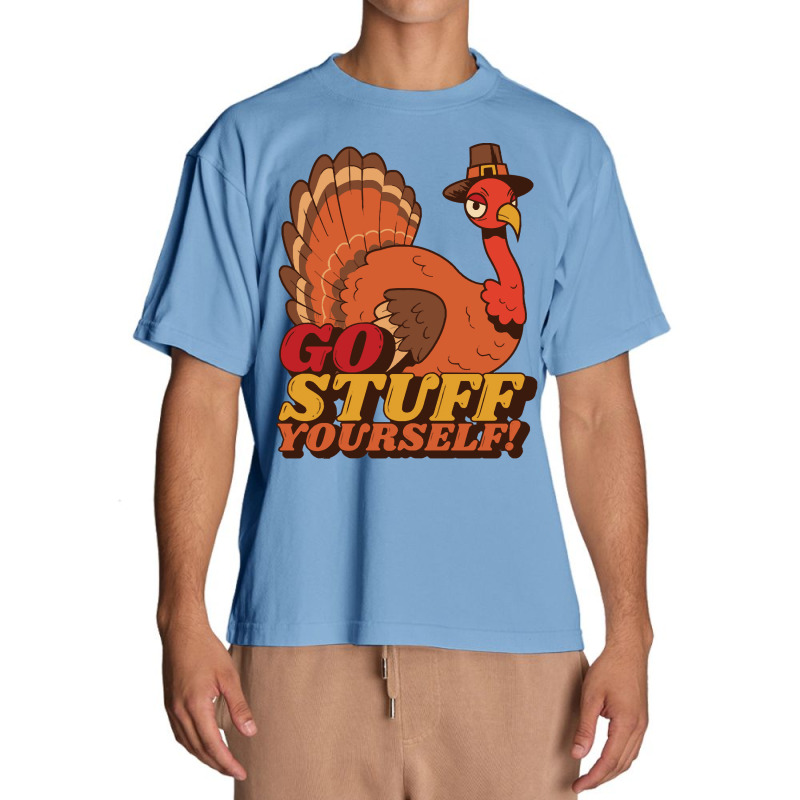 Thanksgiving Turkey Anti Thanksgiving Design - Go Stuff Yourself Urban Heavy T-shirt | Artistshot