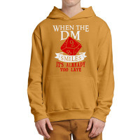 When The Dm Smiles Urban Pullover Hoodie | Artistshot