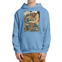 Water Margin, Gongsun Sheng, Kuniyoshi Utagawa, Water, Margin, Water M Urban Pullover Hoodie | Artistshot