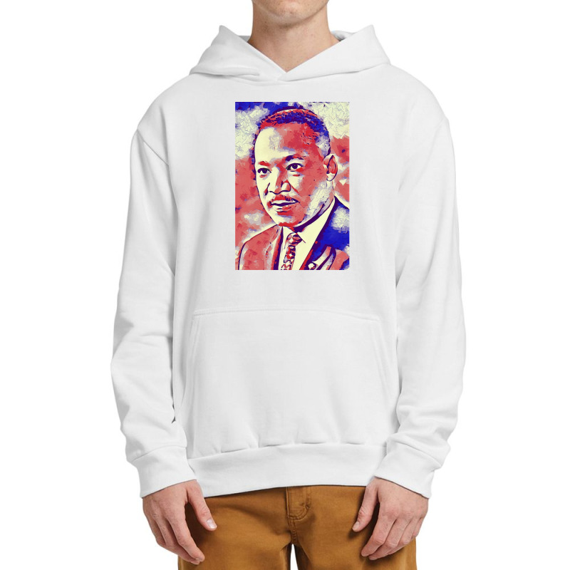 Portrait Of Martin Luther King Jr. Urban Pullover Hoodie by WilmaMorgan | Artistshot