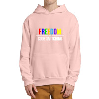 Freedom Over Code Switching Rainbow Long Sleeve T Shirt Urban Pullover Hoodie | Artistshot