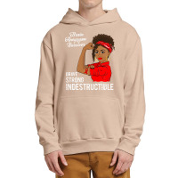 Brain Aneurysm Survivor Indestructible Awareness Gift Urban Pullover Hoodie | Artistshot