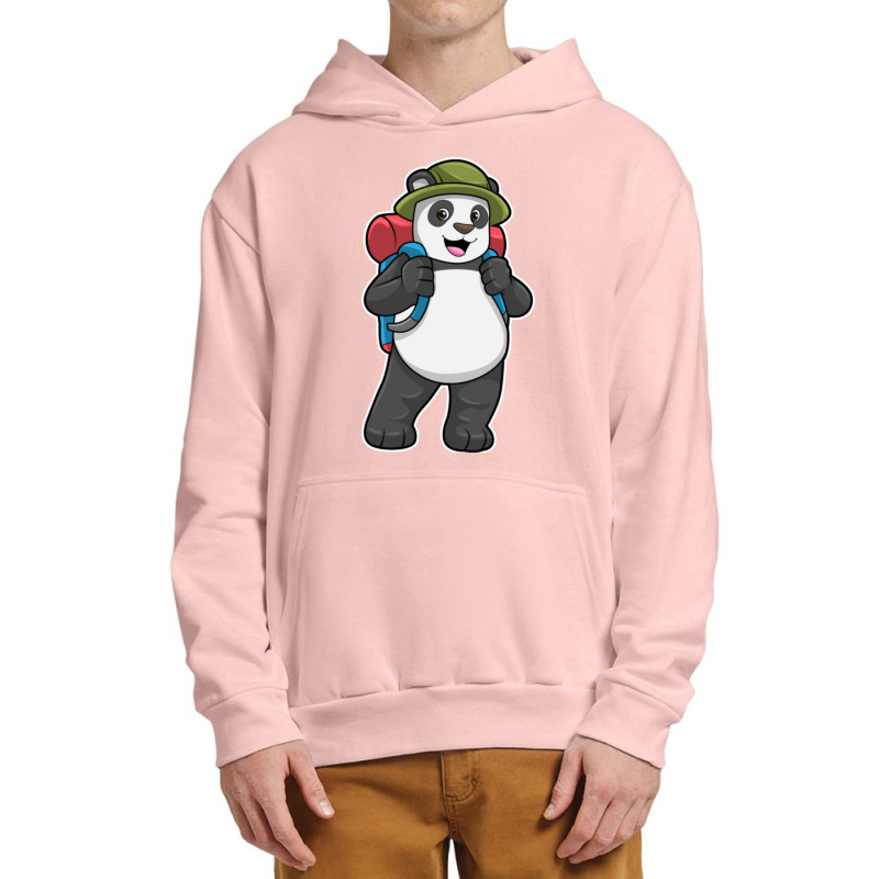 C:\users\dell\desktop\l2\chung 7\panda Types Panda As Hiker With Backp Urban Pullover Hoodie | Artistshot