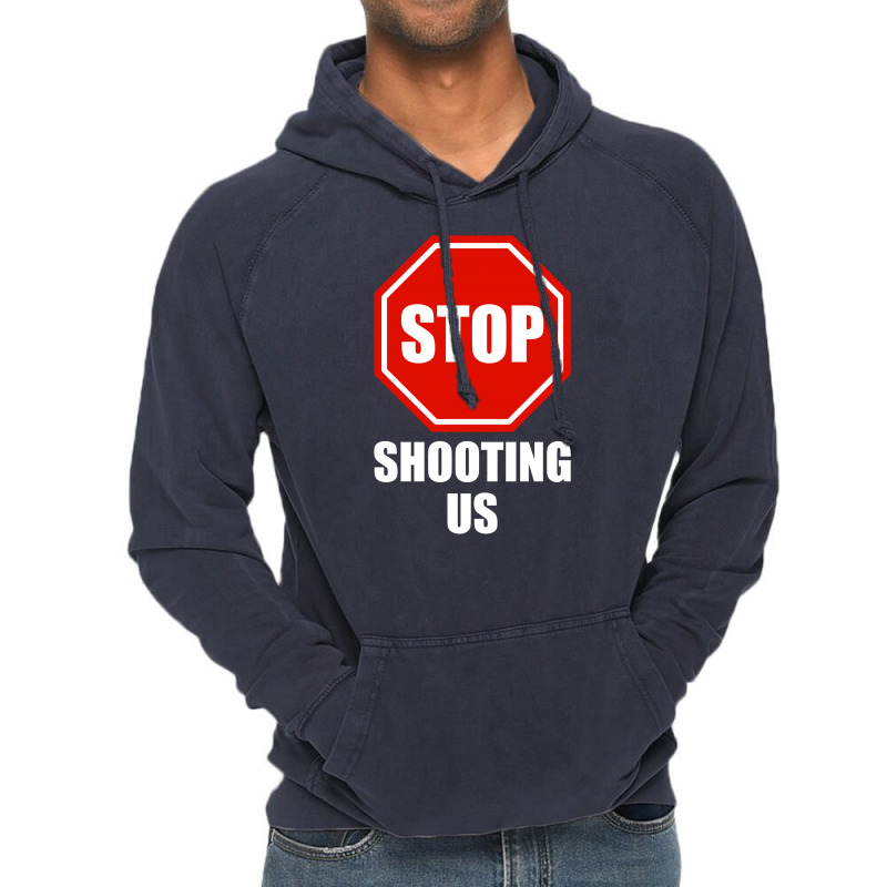 Stop Shooting Us - Black Lives Matter Vintage Hoodie | Artistshot