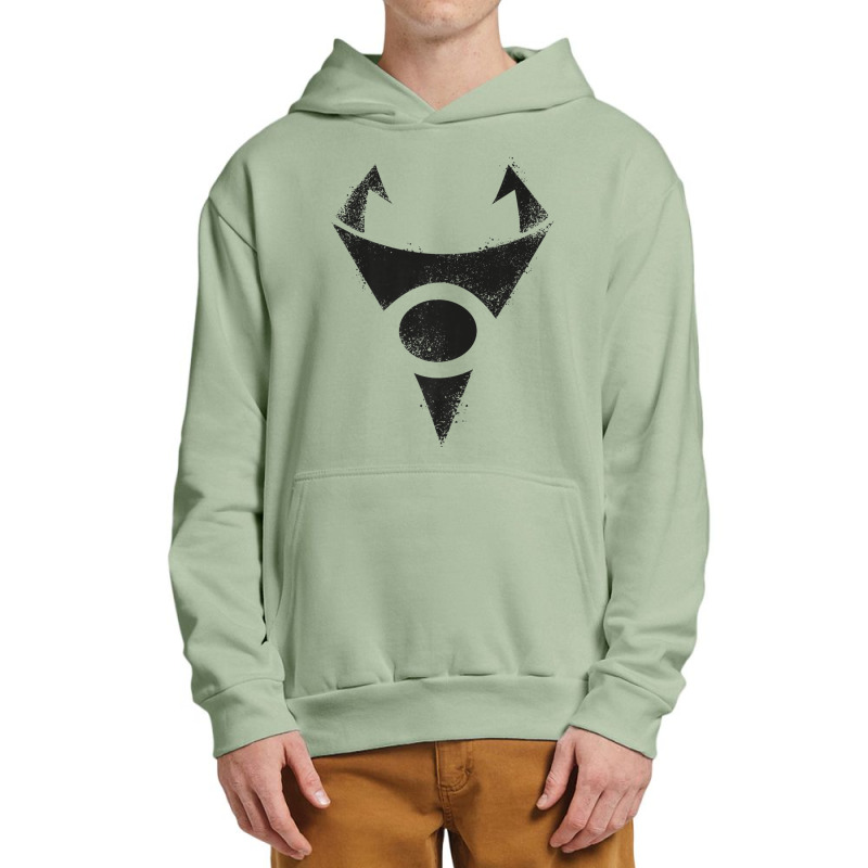 Invader Zim Irken Symbol Black Spray Paint Stencil Urban Pullover Hoodie by cm-arts | Artistshot