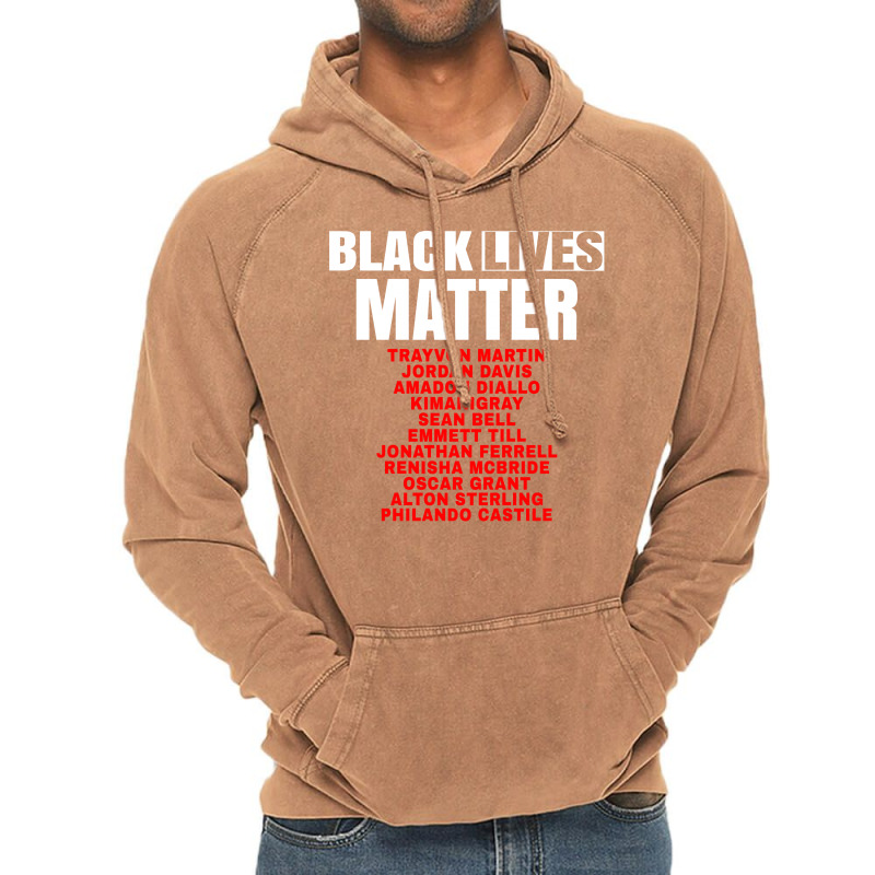 Black Lives Matter Vintage Hoodie by tshiart | Artistshot