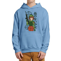 Anime Soldier Girl Urban Pullover Hoodie | Artistshot