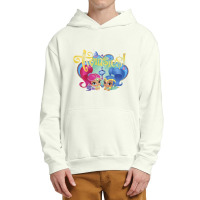 Kids Shimmer And Shine Twinsies Framed Portrait Urban Pullover Hoodie | Artistshot