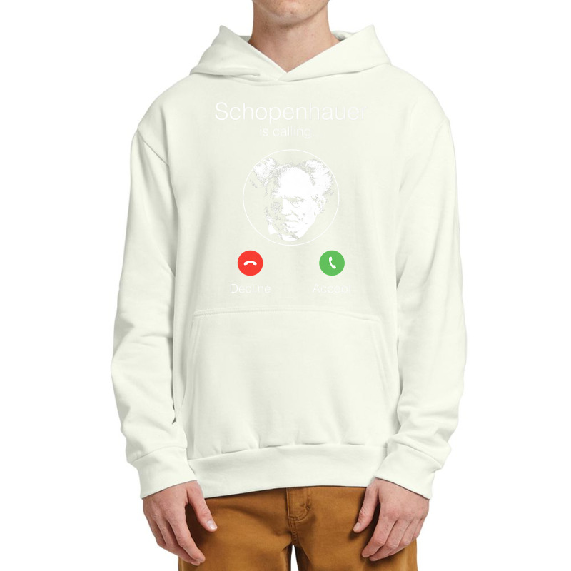 Schopenhauer Is Calling   Nihilist Philosophy Premium T Shirt Urban Pullover Hoodie by cm-arts | Artistshot