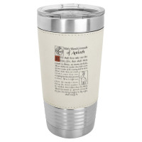 Holy Hand Grenade Script Holy Grail Leatherette Tumbler | Artistshot