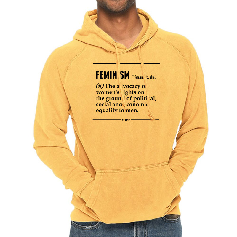 Feminism Noun Vintage Hoodie | Artistshot