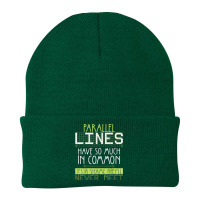 Parallel Lines Have So Much In Common Math Lovers Teacher Beanie | Artistshot