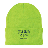 Block Island Ri Vintage Navy Crossed Oars & Boat Anchor Beanie | Artistshot