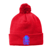 For Art Clash Psychedelic Brain Kraken Pom Pom Beanie | Artistshot